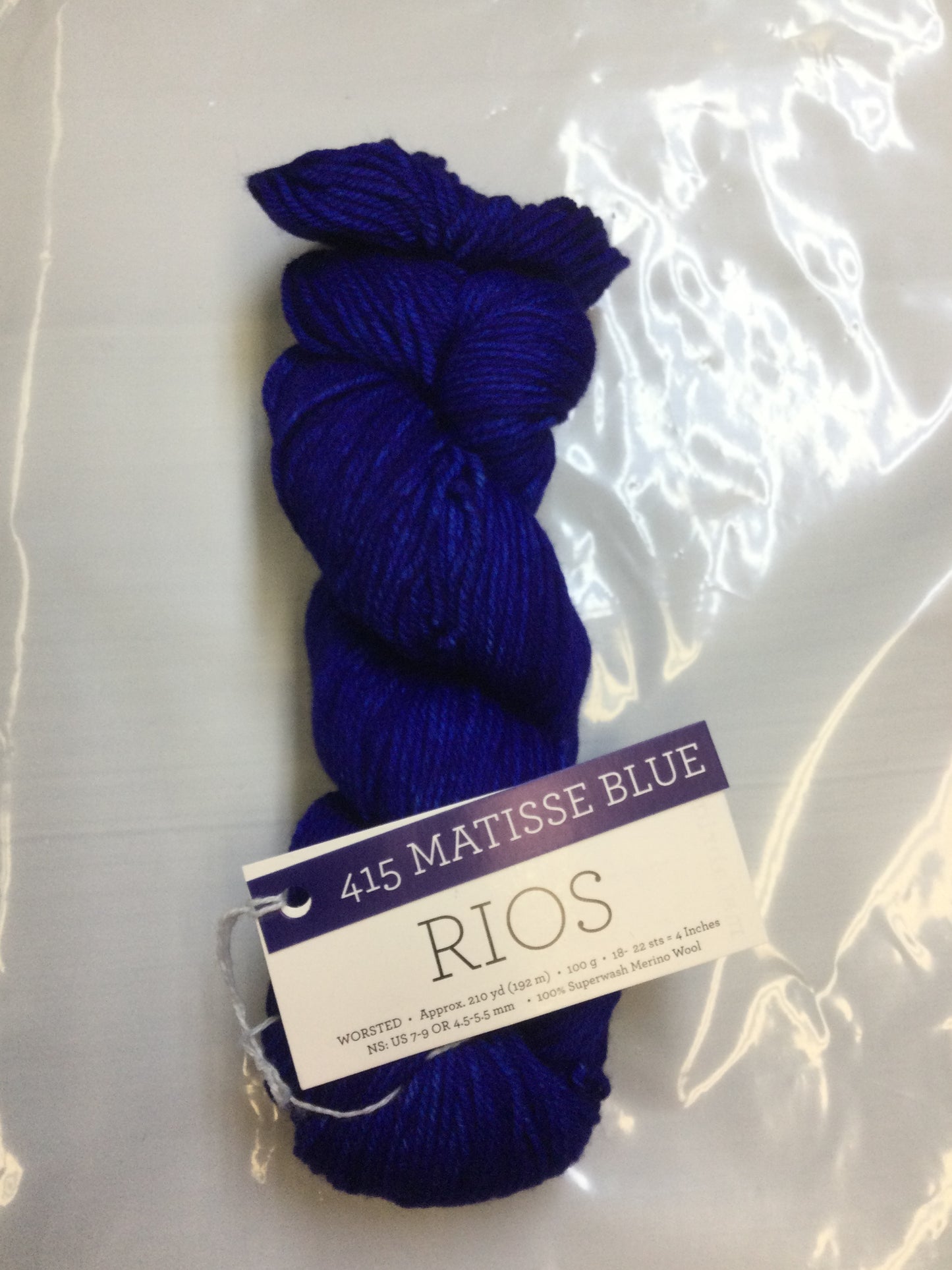 Malabrigo Rios (Matisse Blue-415)