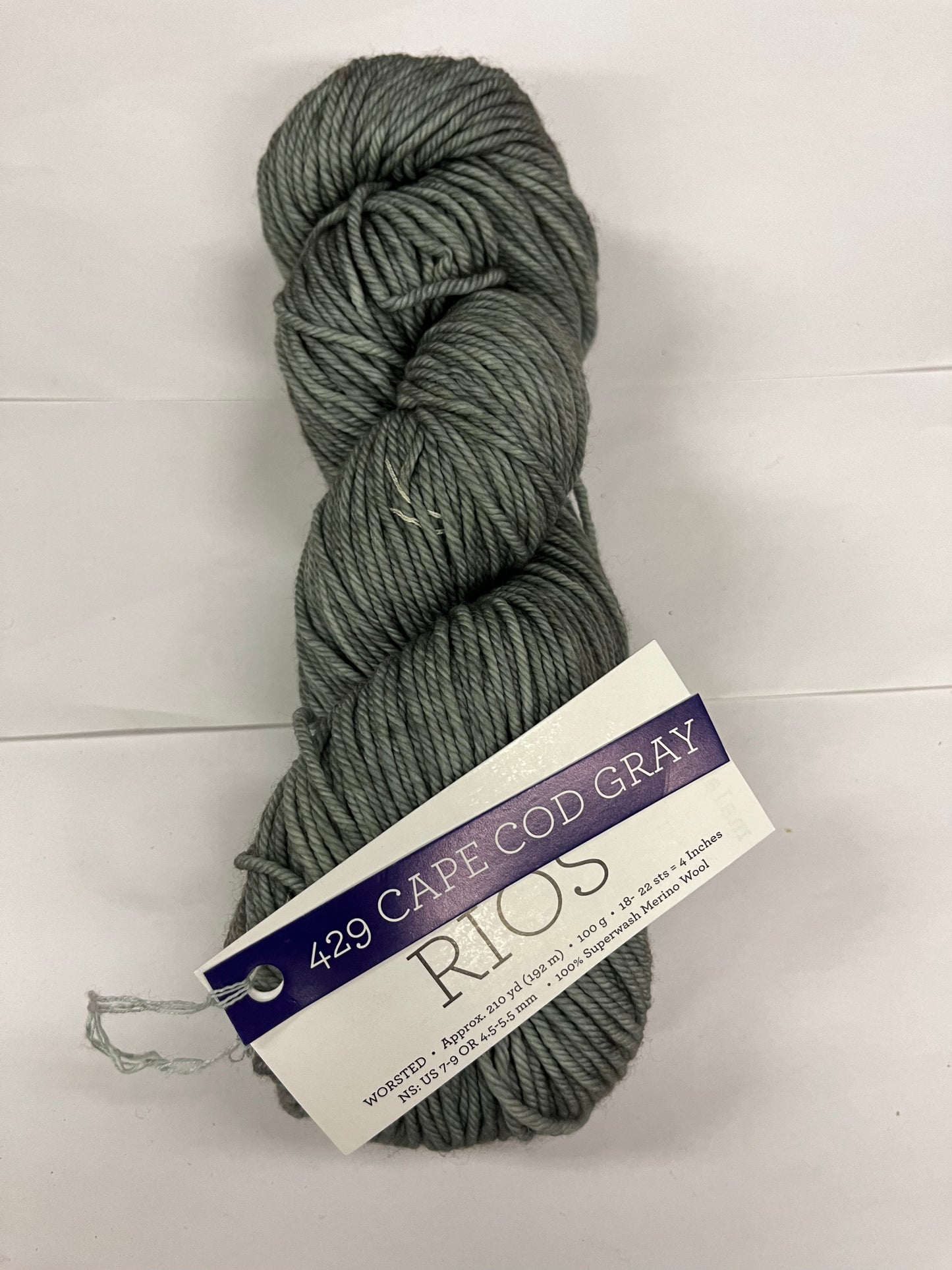 Malabrigo Rios (Cape Cod Gray-429)