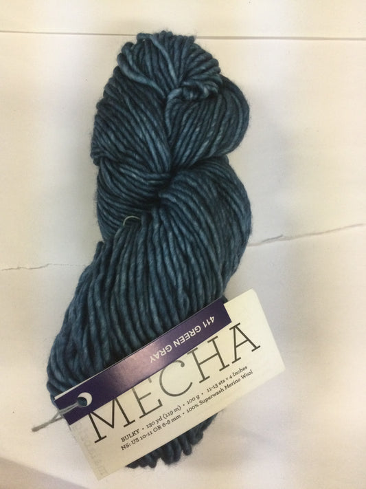 Malabrigo Mecha Green Gray-411