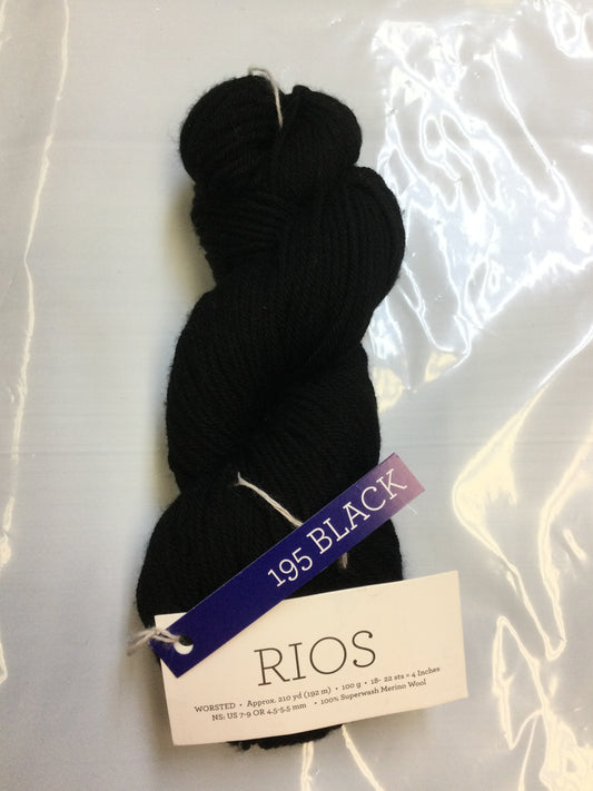Malabrigo Rios (Black-195)