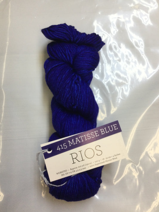 Malabrigo Rios (Matisse Blue-415)