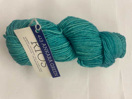 Malabrigo Rios  (Ankara Green-413)