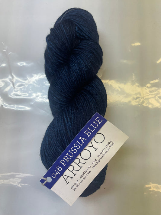 Malabrigo Arroyo Prussia Blue-046