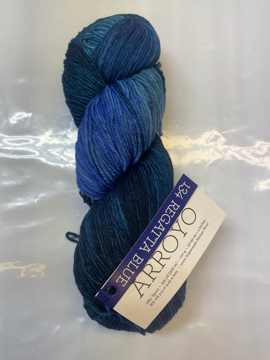 Malabrigo Arroyo Regatta Blue-134