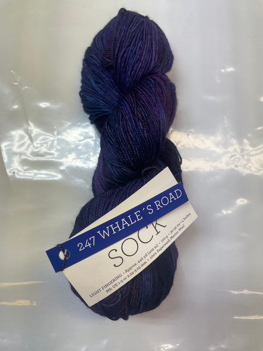 Malabrigo Sock Whales Road-247