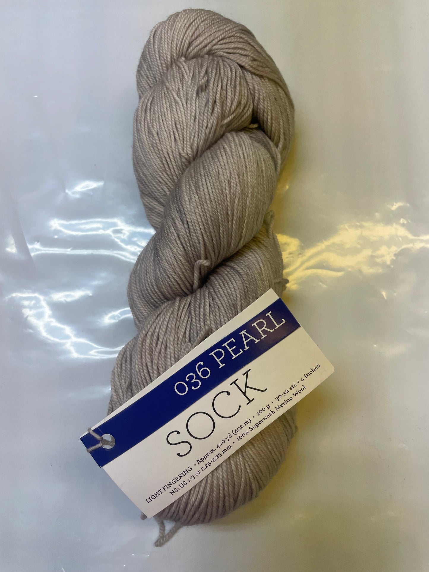 Malabrigo Sock Pearl -036