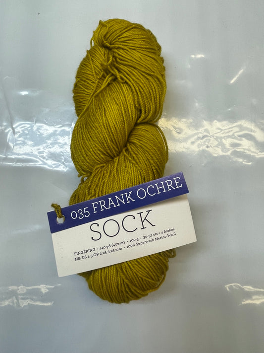 Malabrigo Sock Frank Ochre-035